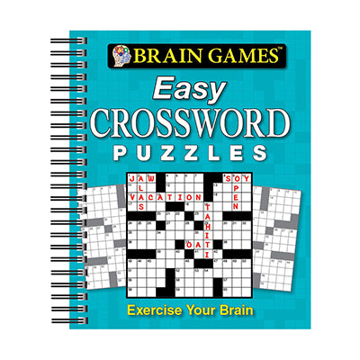 Brain Games Easy Crossword Puzzles