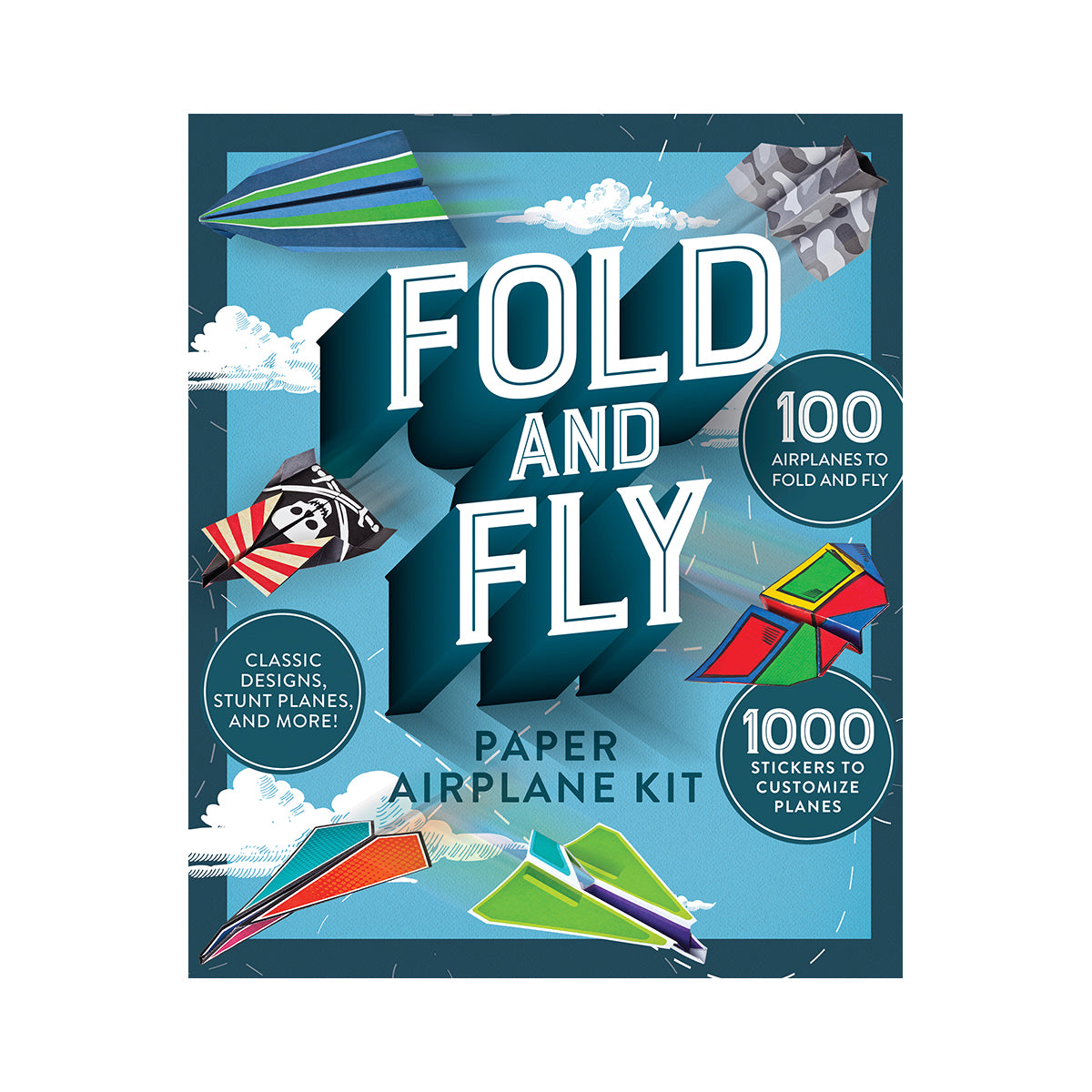Fold and Fly Paper Airplane Kit