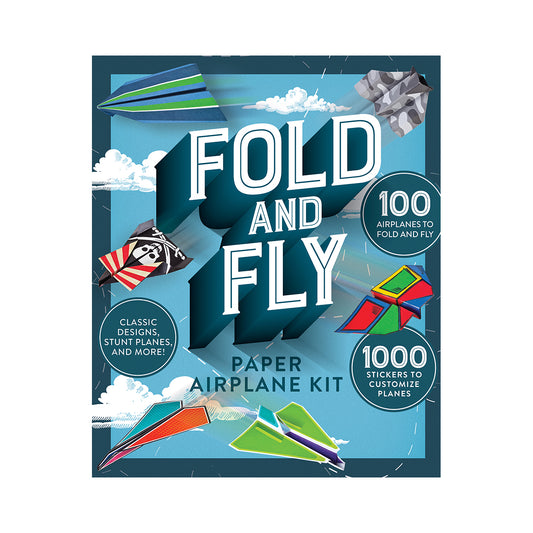 Fold and Fly Paper Airplane Kit