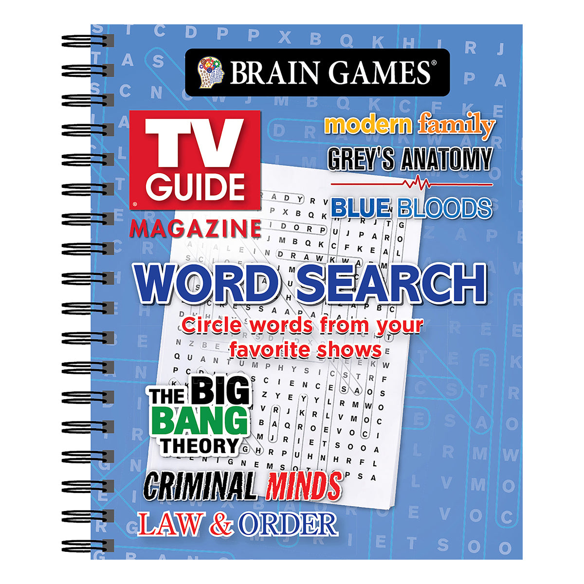 Brain Games TV Guide Magazine Word Search