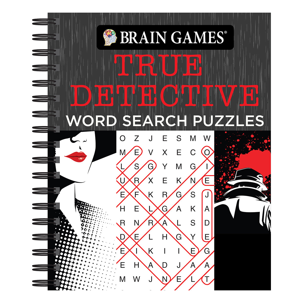 Brain Games True Detective Word Search Puzzles