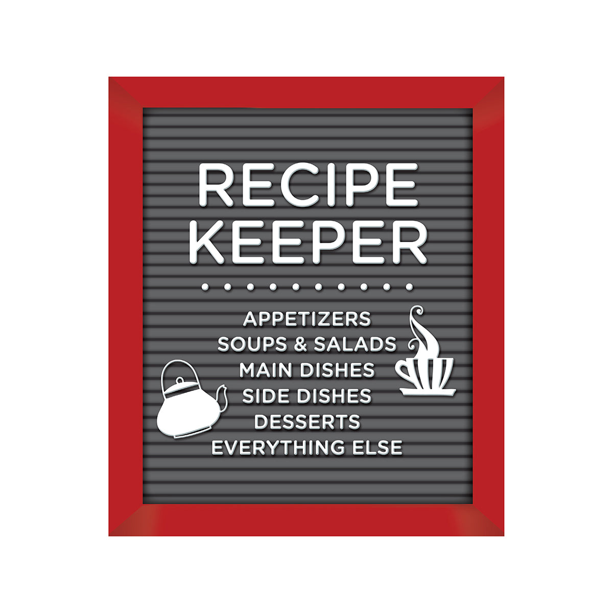 Small Recipe Binder Recipe Keeper Letterboard