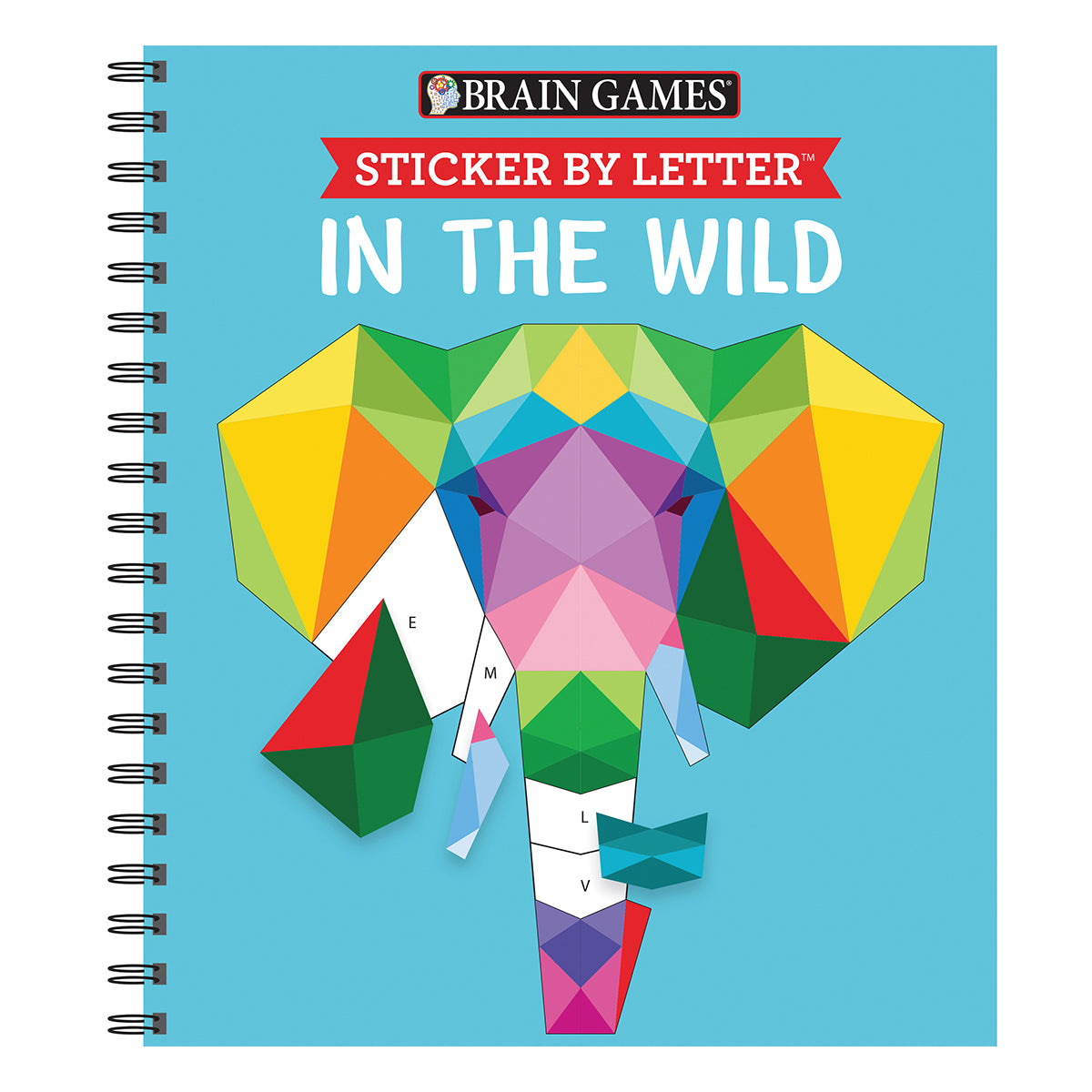 Brain Games Sticker by Letter In the Wild Sticker Puzzles Kids Activity Book