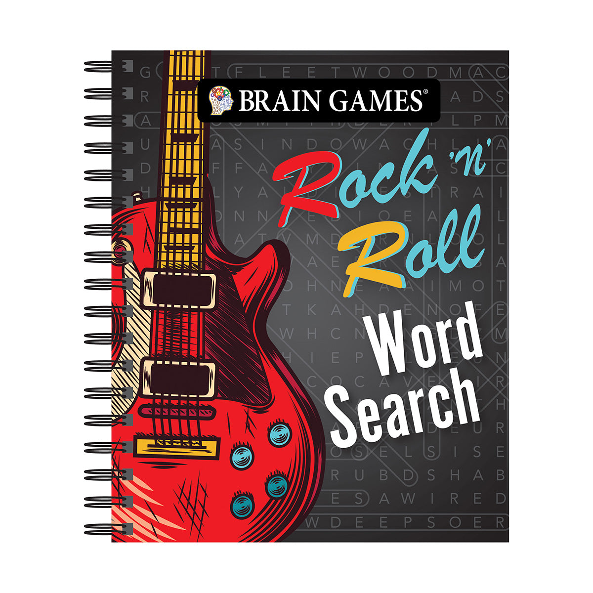 Brain Games Rock 'n' Roll Word Search