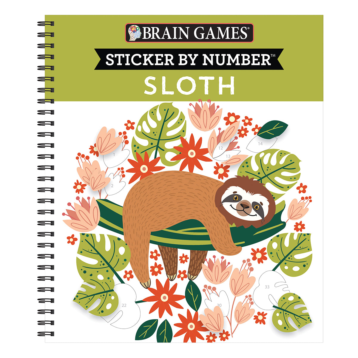 Brain Games Sticker by Number Sloth