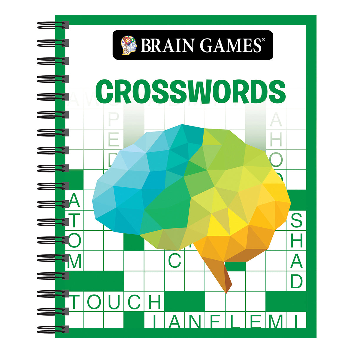 Brain Games Crosswords Poly Brain Cover
