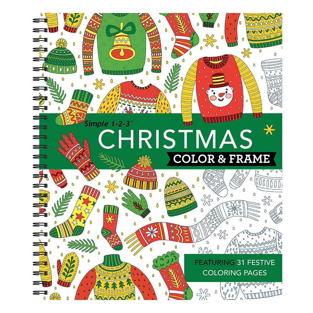 Color & Frame Christmas Coloring Book