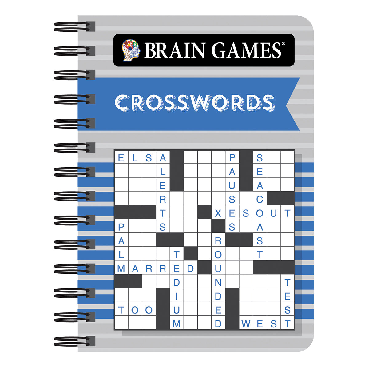 Brain Games To Go Crosswords Blue