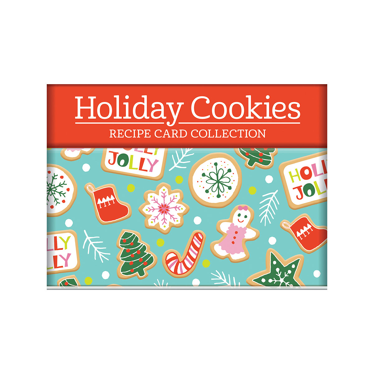 Holiday Cookies Recipe Card Collection Tin