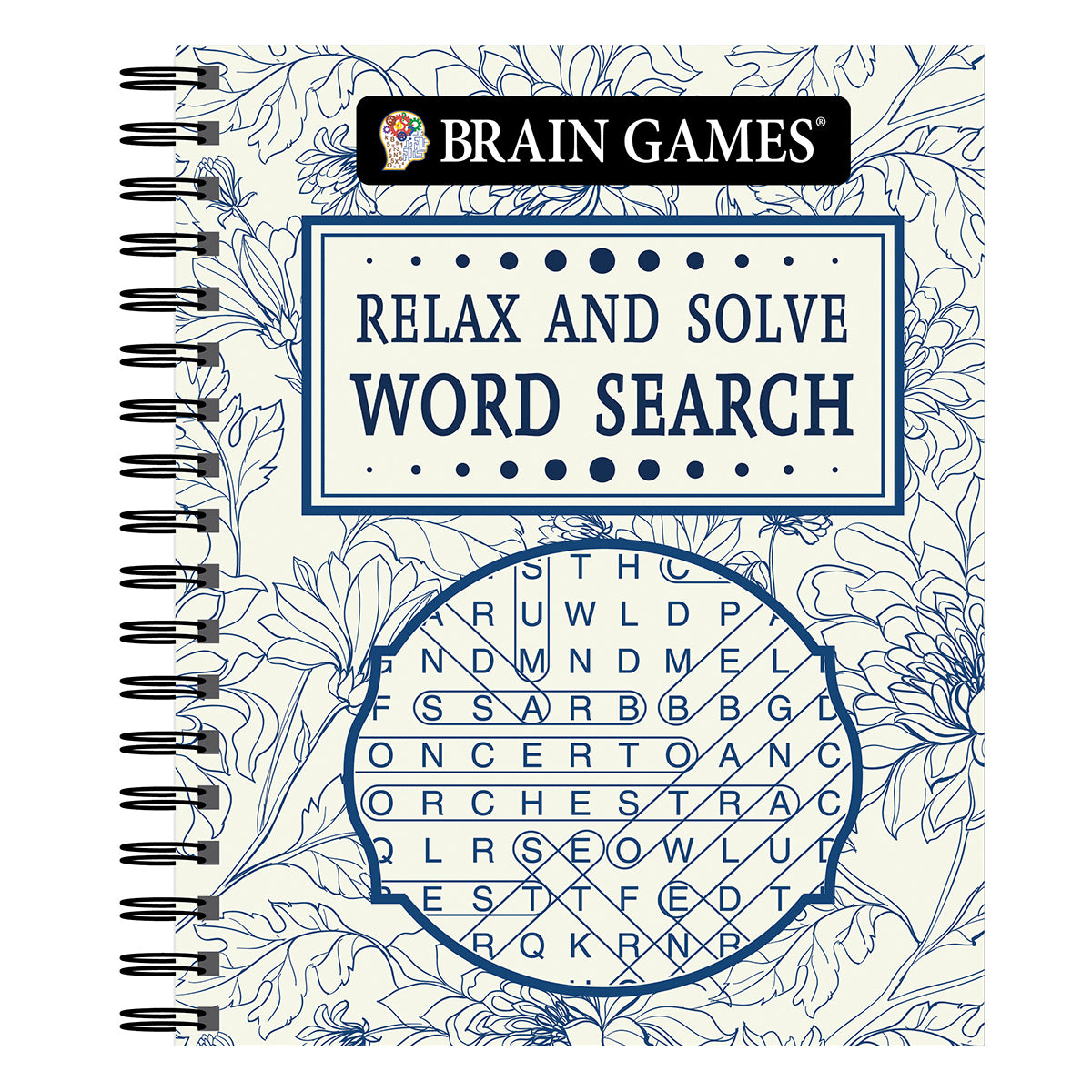 Brain Games Relax and Solve Word Search Toile