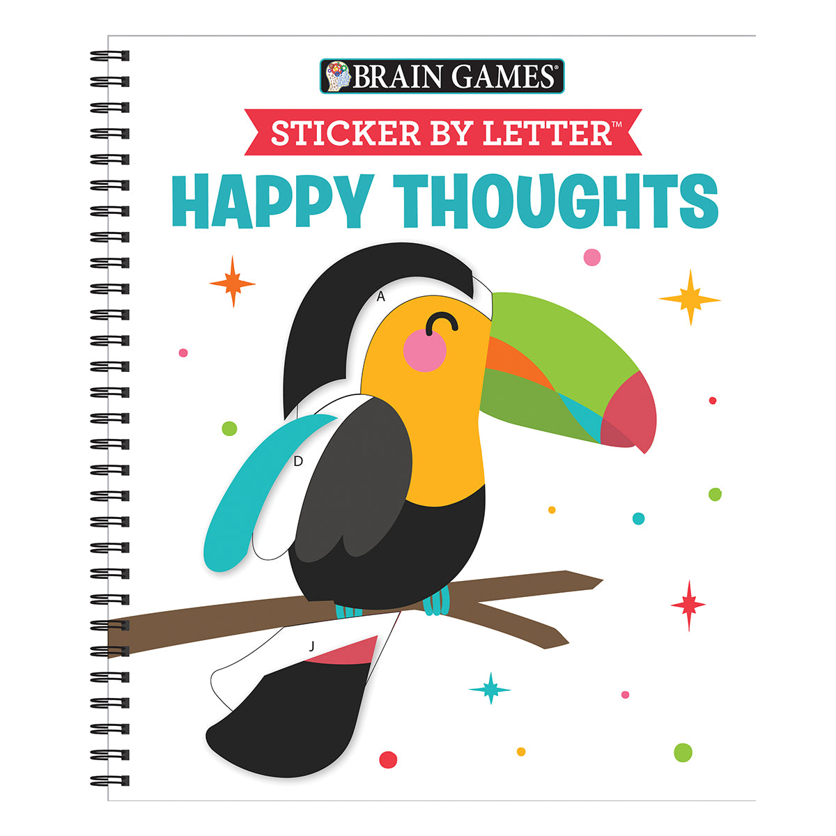 Brain Games Sticker by Letter Happy Thoughts