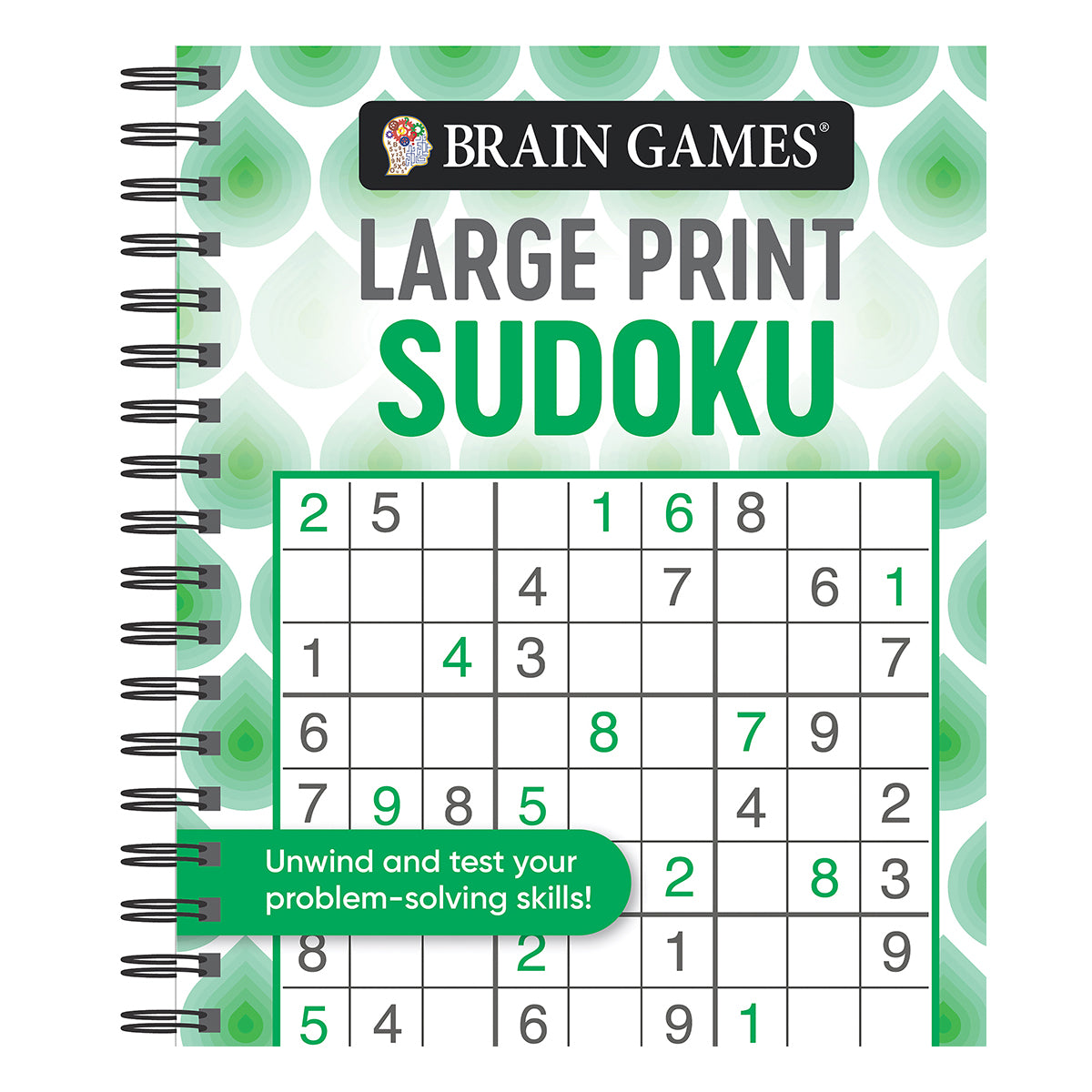Brain Games  Large Print Sudoku Swirls