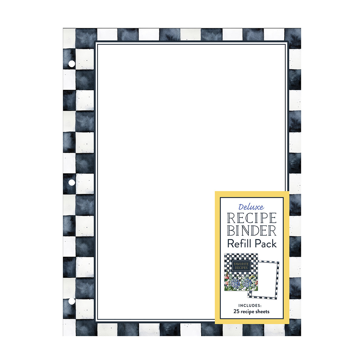 Deluxe Recipe Binder Refill Pack Favorite Recipes Hydrangea