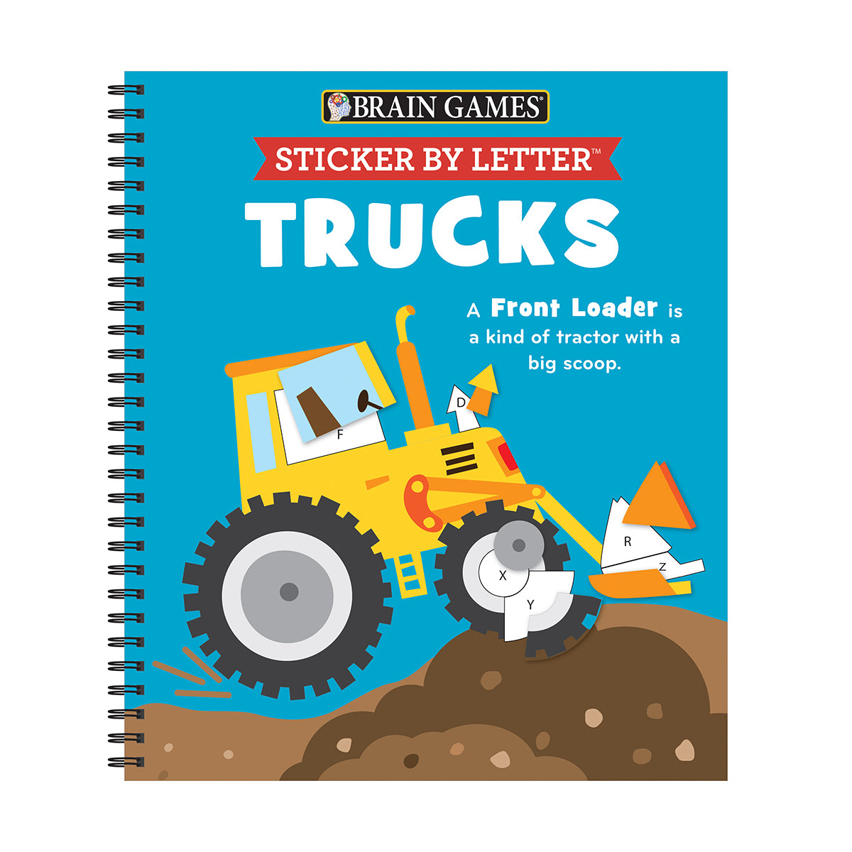 Brain Games - Sticker by Letter: Trucks [Book]