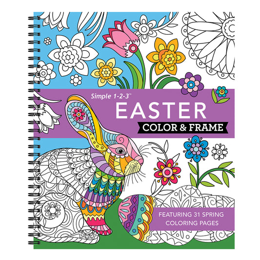 Color & Frame  Easter Coloring Book