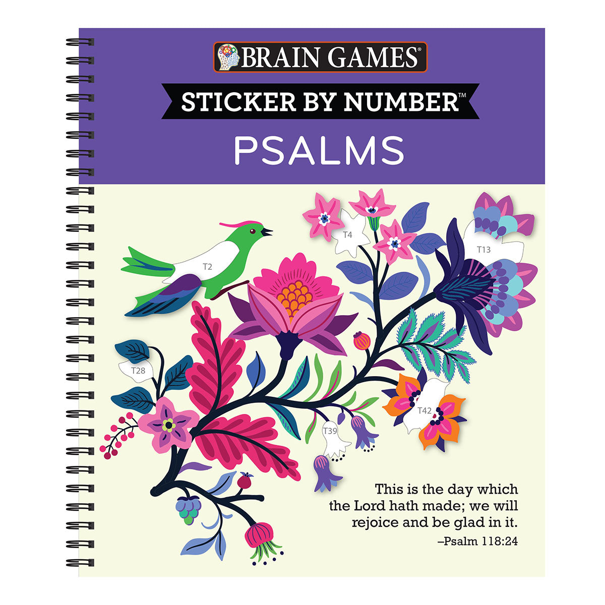 Brain Games Sticker by Number Psalms