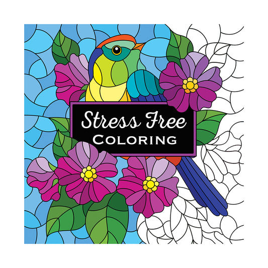 Stress Free Coloring Keepsake Coloring Book
