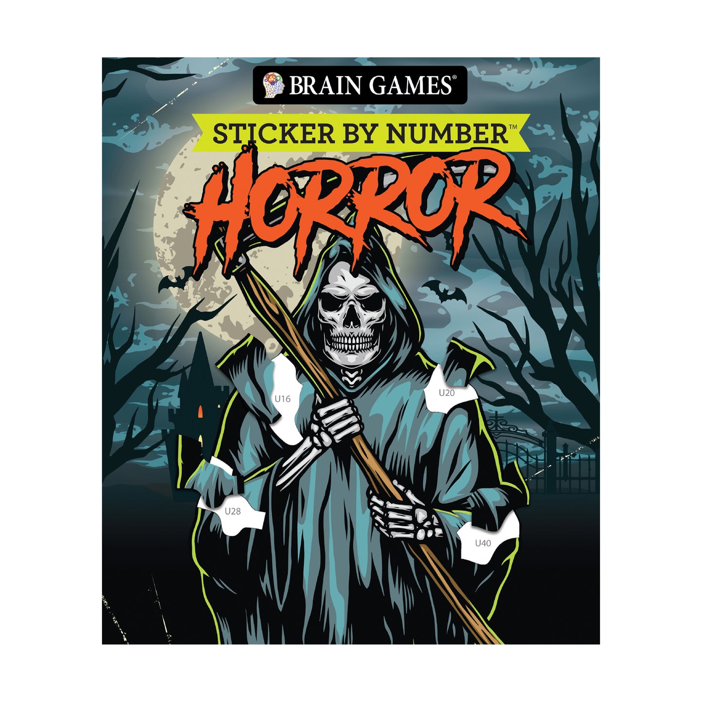 Brain Games - Sticker by Number: Horror