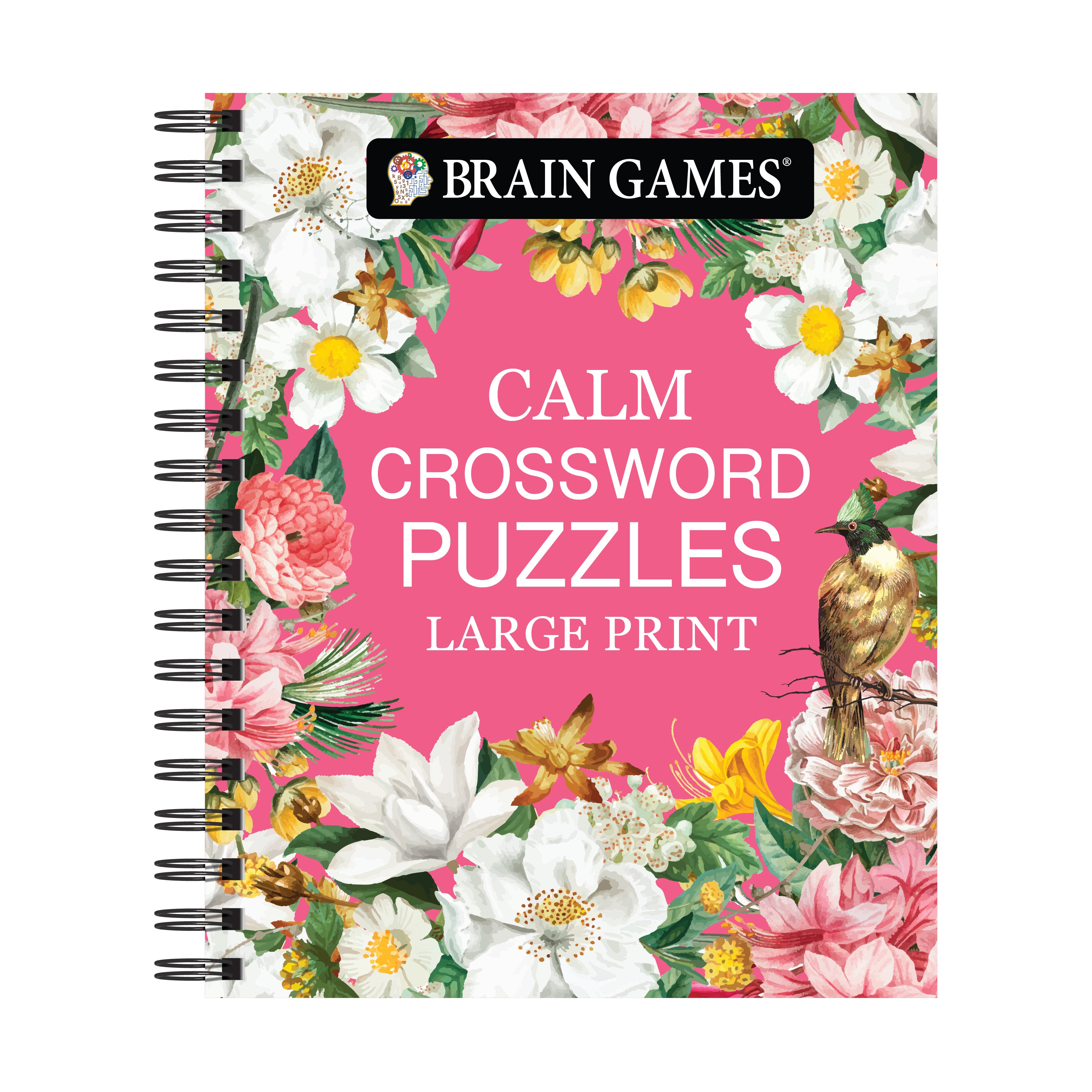 Brain Games Calm: Crossword Puzzles Large Print pilbooks Brain Games Calm: Crossword Puzzles Large Print pilbooks