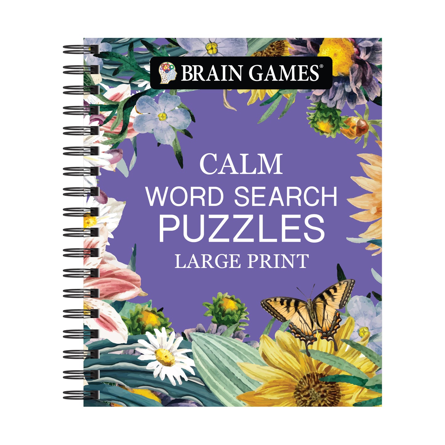 Brain Games - Calm: Word Search - Large Print