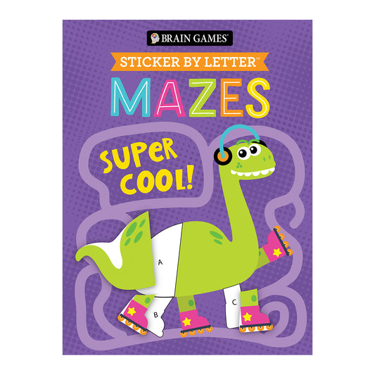 Brain Games Sticker by Letter Mazes Super Cool!