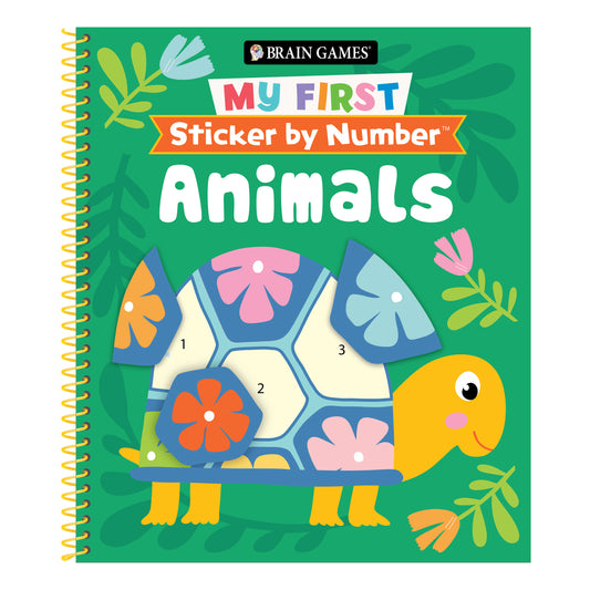 Brain Games My First Sticker by Number Animals