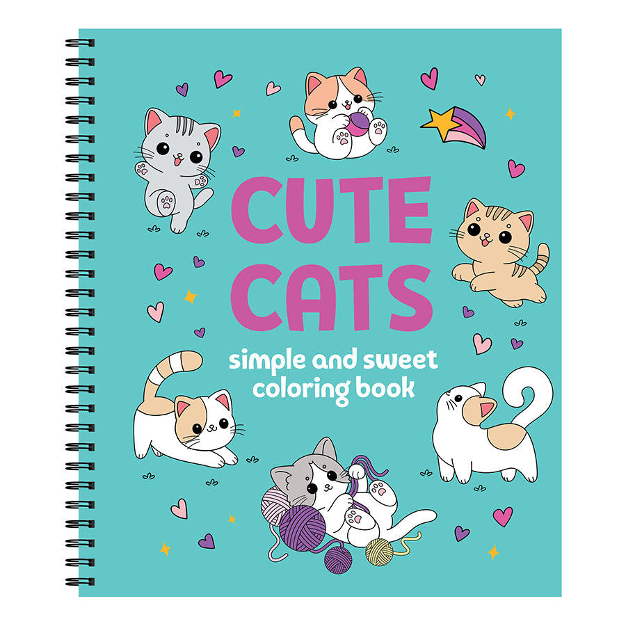 Simple and Sweet Coloring Cute Cats