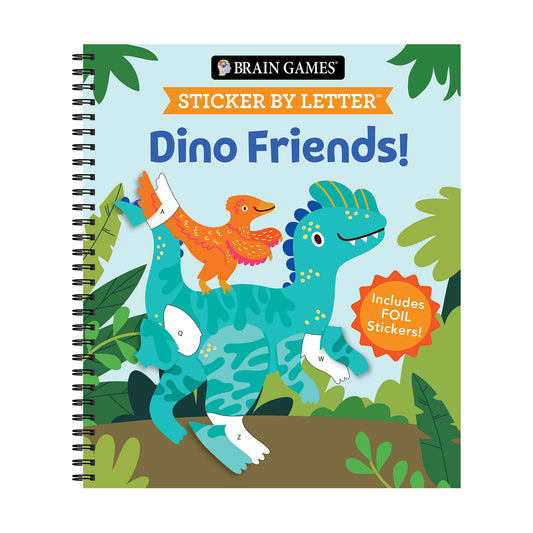 Brain Games  Sticker by Letter Dino Friends!
