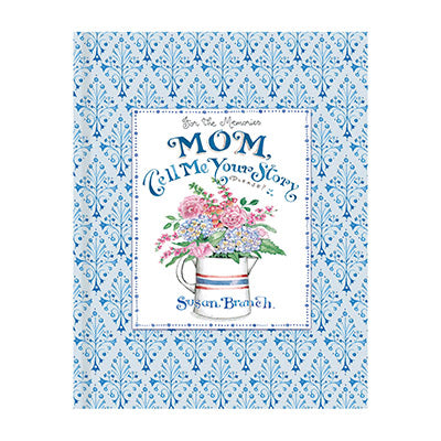 Mom Tell me Your Story Keepsake Journal Blue