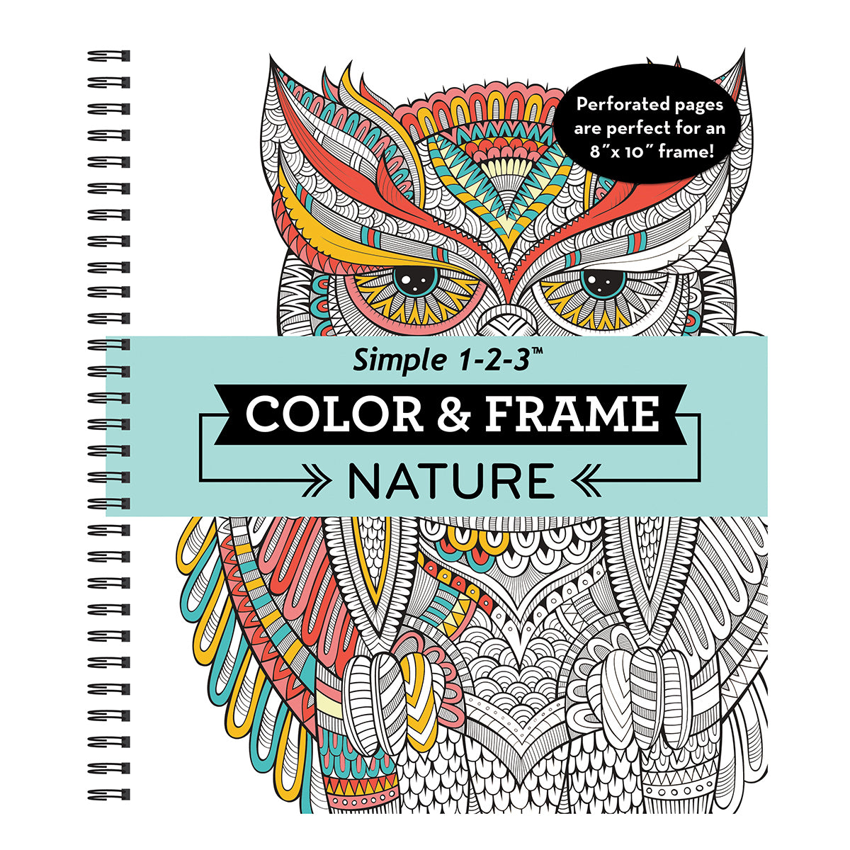 Color & Frame Nature Adult Coloring Book