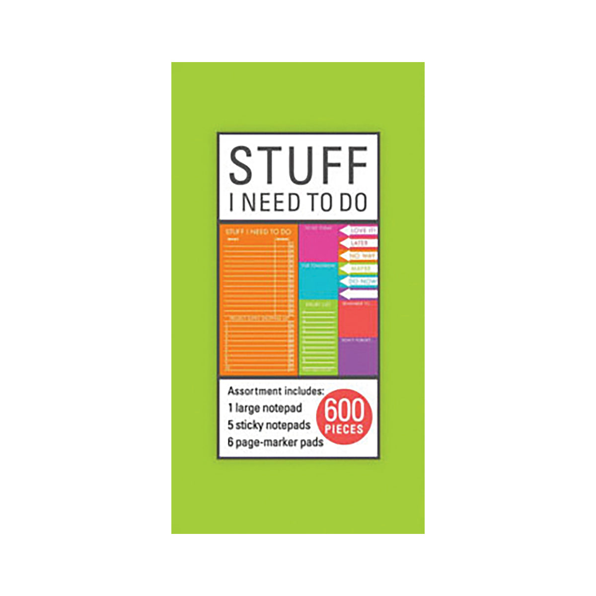 Book of Sticky Notes Stuff I Need to Do Brights