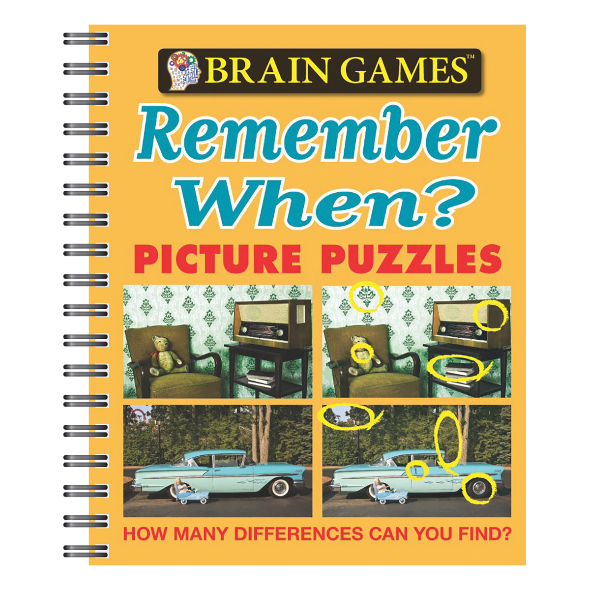 Brain Games  Picture Puzzles Remember When?  How Many Differences Can You Find?