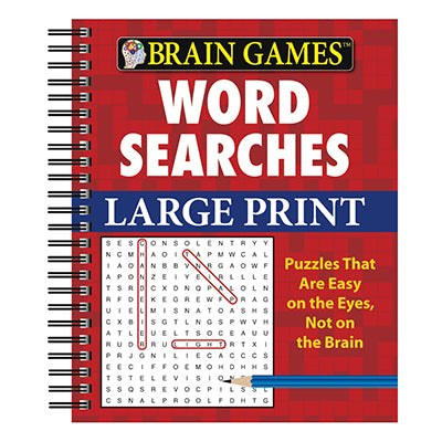 Brain Games  Word Searches  Large Print
