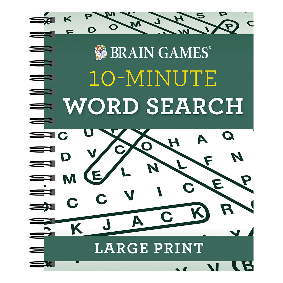 Brain Games  10 Minute Word Search  Large Print