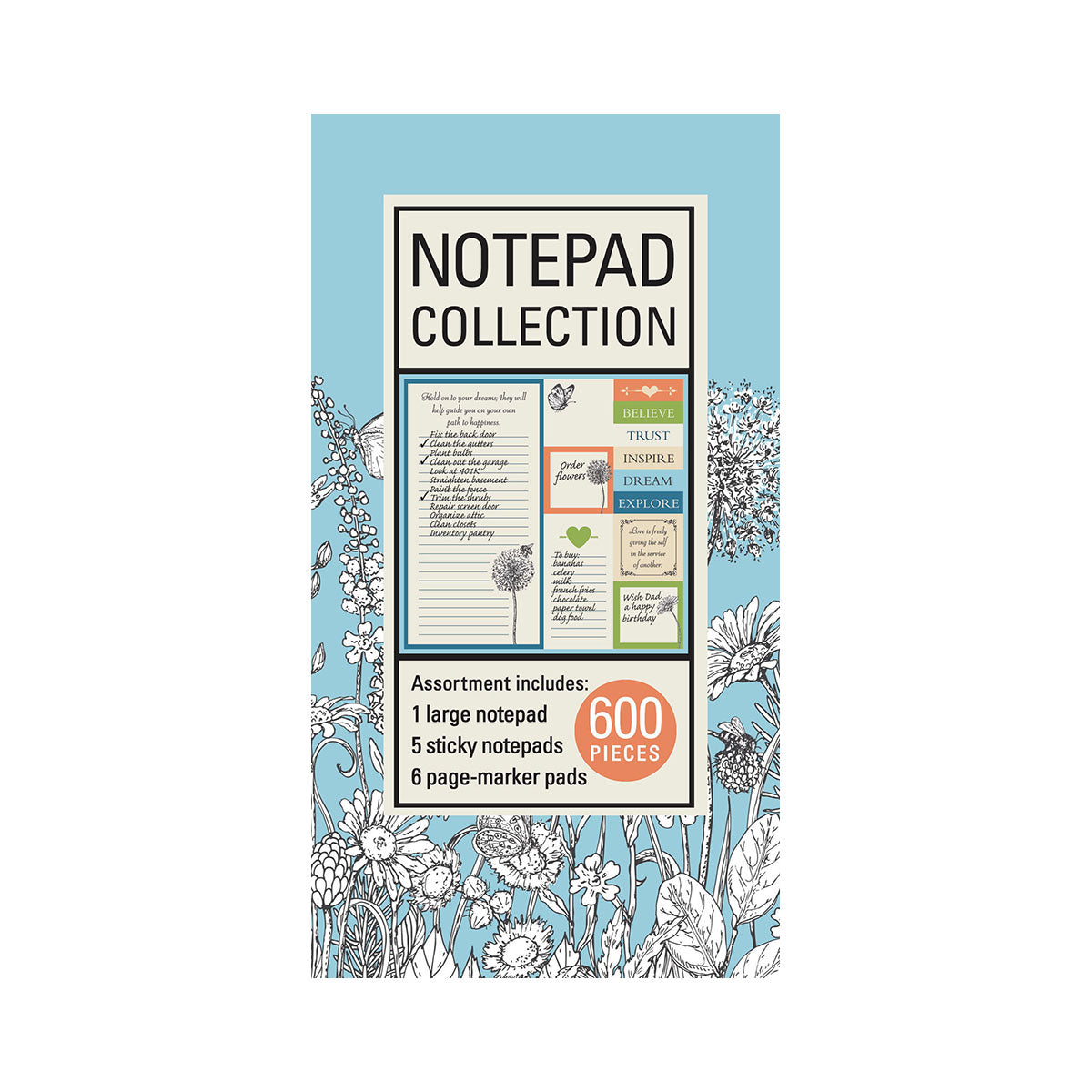Book of Sticky Notes Notepad Collection Bohemian