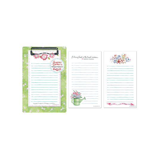 Susan Branch Clipboard with 3 Notepads