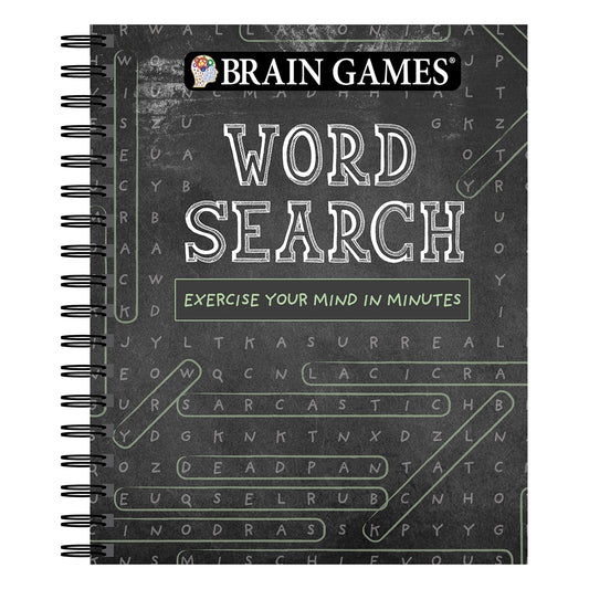 Brain Games  Word Search Chalkboard #1