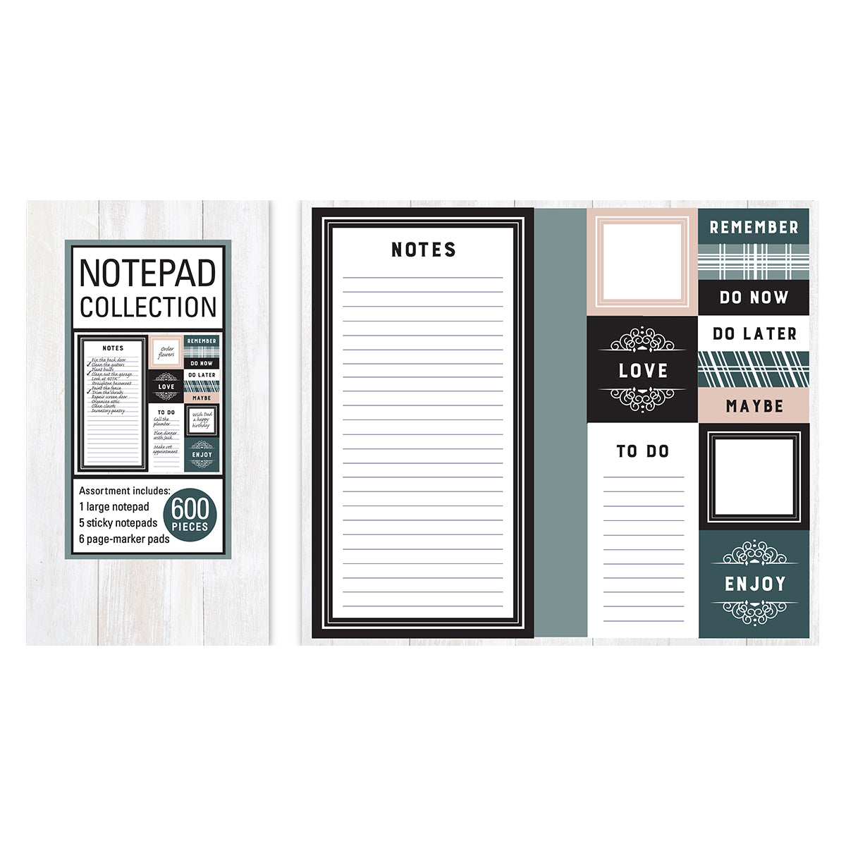 Book of Sticky Notes Notepad Collection Urban Farmhouse