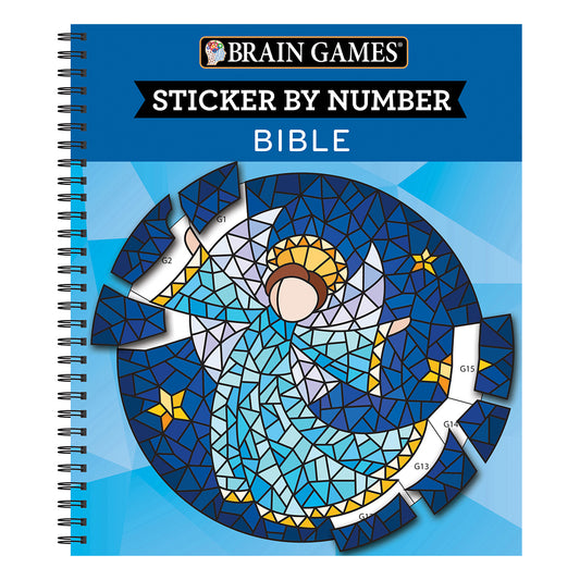 Brain Games  Sticker by Number Bible 28 Images to Sticker
