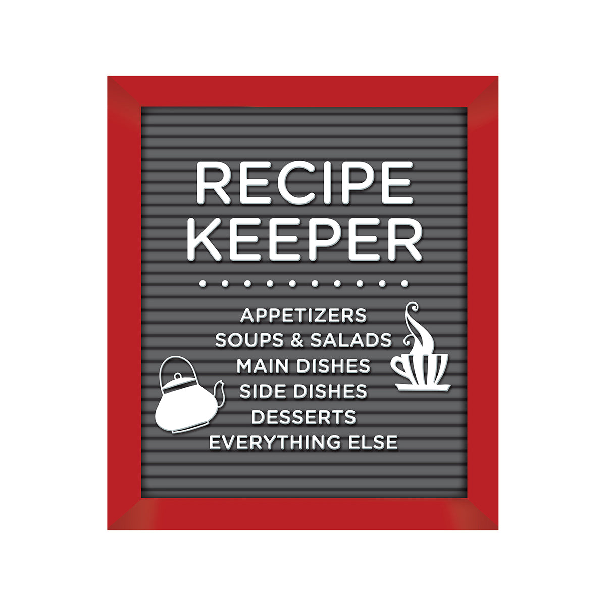 Small Recipe Binder  Recipe Keeper Letterboard