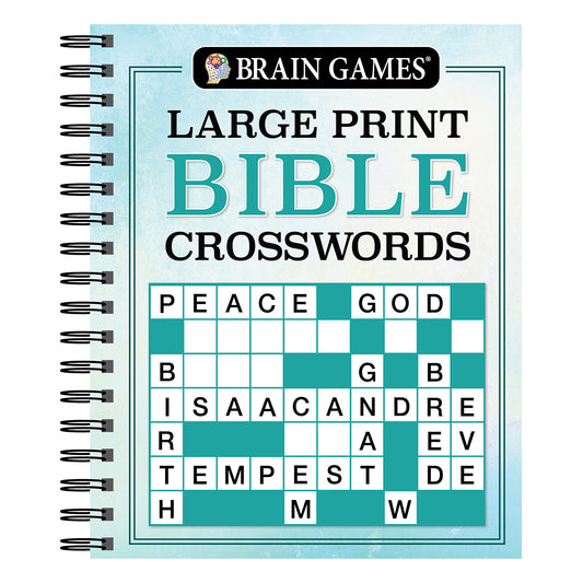 Brain Games  Large Print Bible Crosswords