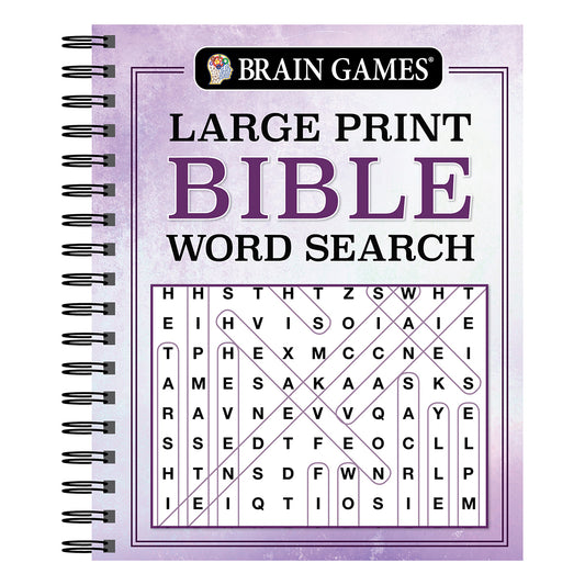 Brain Games  Large Print Bible Word Search