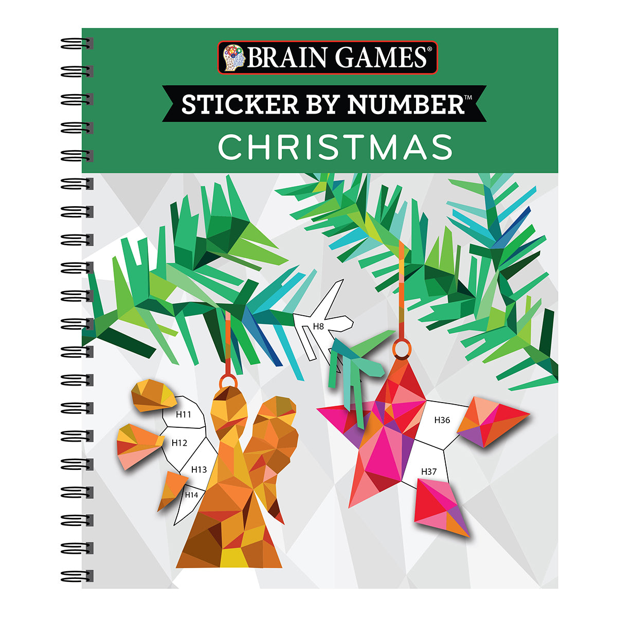 Brain Games Sticker by Number Christmas