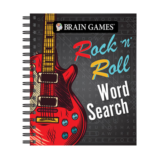 Brain Games  Rock 'n' Roll Word Search