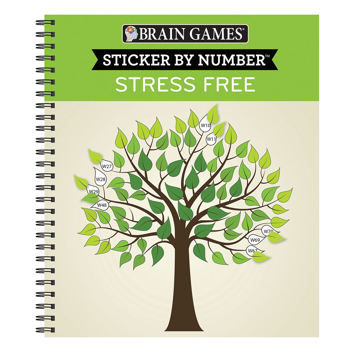 Brain Games  Sticker by Number Stress Free 28 Images to Sticker