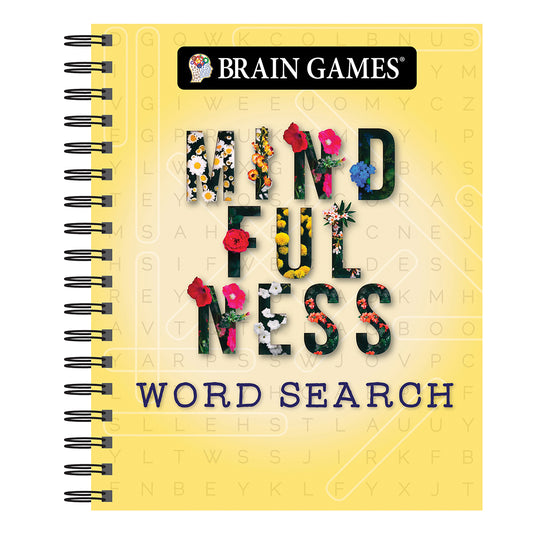 Brain Games  Mindfulness Word Search Yellow