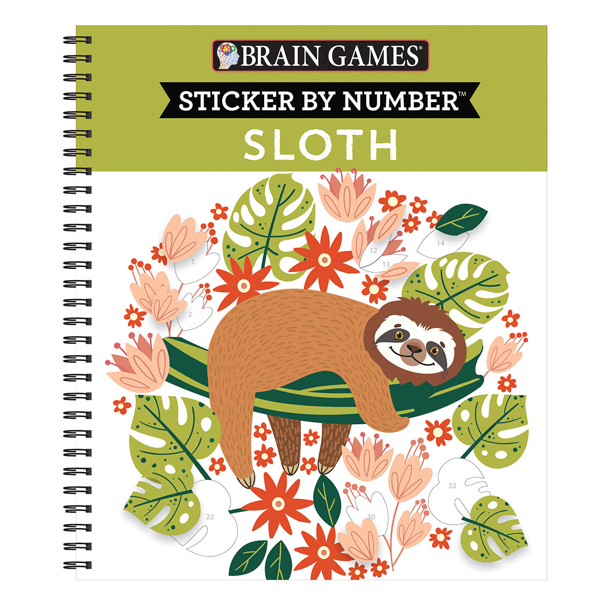 Brain Games  Sticker by Number Sloth