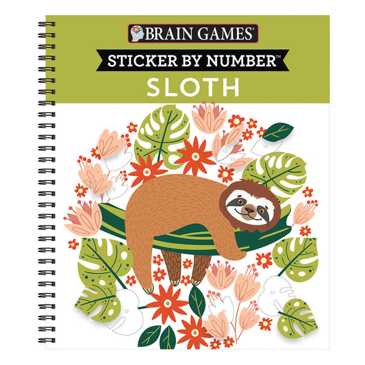Brain Games  Sticker by Number Sloth