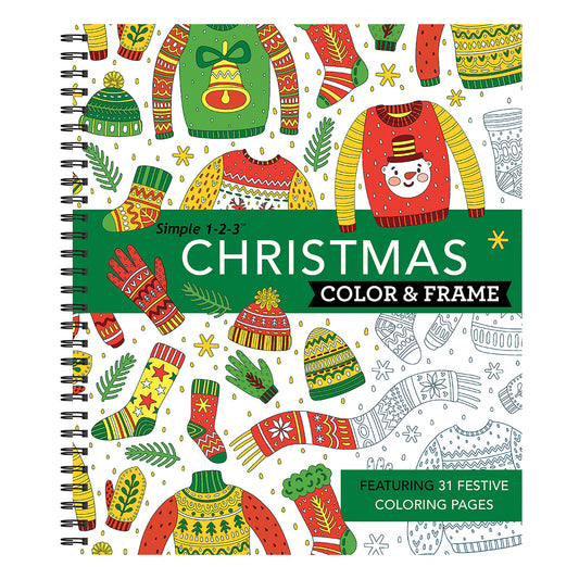 Color & Frame  Christmas Coloring Book
