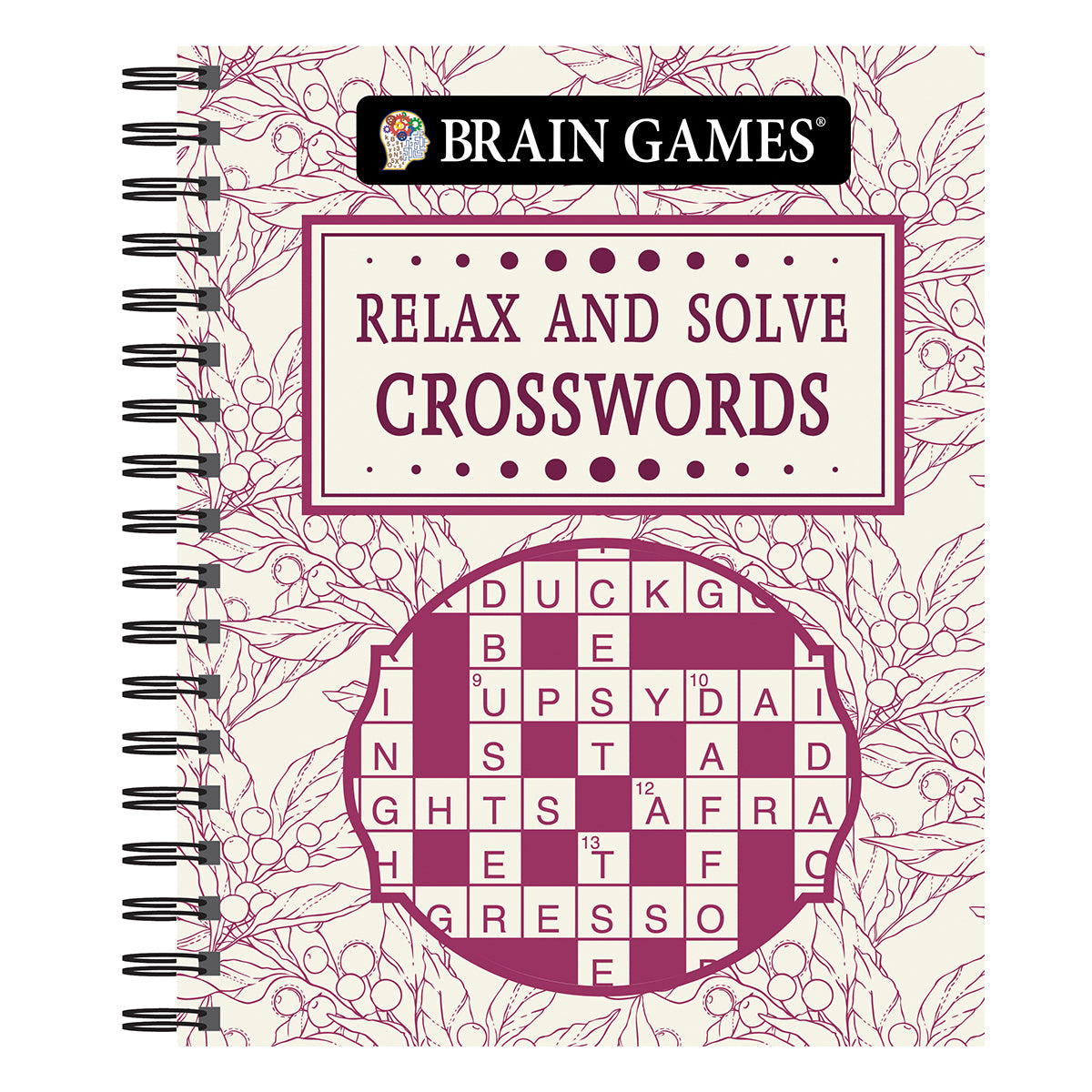 Brain Games  Relax and Solve Crosswords Toile